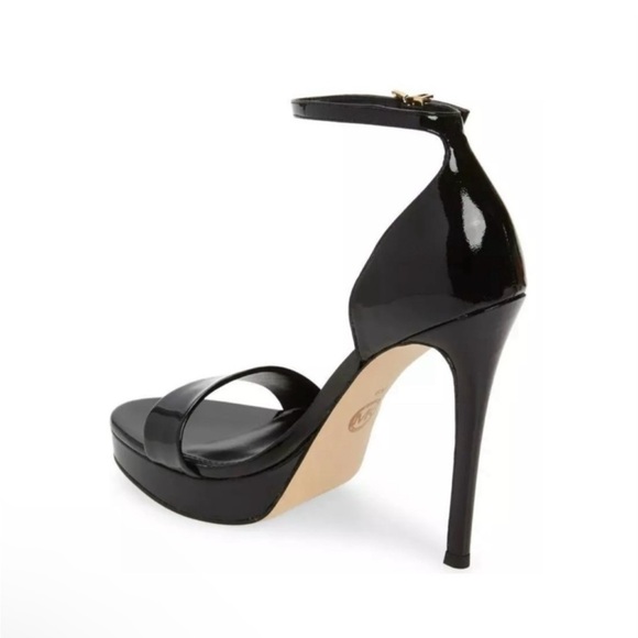 NWT Michael Kors Jordyn Patent Leather Platform Sandal - Picture 7 of 9